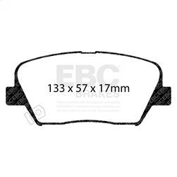 EBC Brakes - EBC Brakes UD1432 Ultimax OEM Replacement Brake Pads - Image 1