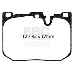 EBC Brakes - EBC Brakes UD1609 Ultimax OEM Replacement Brake Pads - Image 1