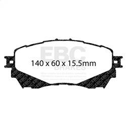 EBC Brakes - EBC Brakes UD1711 Ultimax OEM Replacement Brake Pads - Image 1