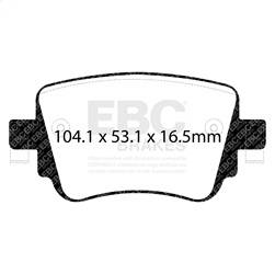 EBC Brakes - EBC Brakes UD1779 Ultimax OEM Replacement Brake Pads - Image 1