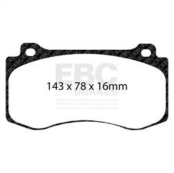 EBC Brakes - EBC Brakes UD1149 Ultimax OEM Replacement Brake Pads - Image 1