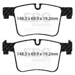 EBC Brakes - EBC Brakes UD1561 Ultimax OEM Replacement Brake Pads - Image 1