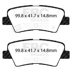 EBC Brakes - EBC Brakes UD1813 Ultimax OEM Replacement Brake Pads - Image 1