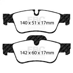 EBC Brakes - EBC Brakes UD1122 Ultimax OEM Replacement Brake Pads - Image 1