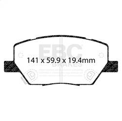 EBC Brakes - EBC Brakes UD1811 Ultimax OEM Replacement Brake Pads - Image 1