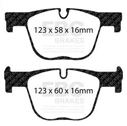 EBC Brakes - EBC Brakes UD1610 Ultimax OEM Replacement Brake Pads - Image 1