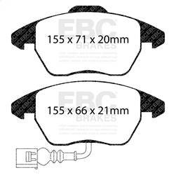 EBC Brakes - EBC Brakes UD1319 Ultimax OEM Replacement Brake Pads - Image 1