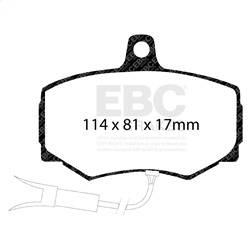 EBC Brakes - EBC Brakes DP3756/2C Redstuff Ceramic Low Dust Brake Pads - Image 1