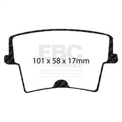 EBC Brakes - EBC Brakes UD1057 Ultimax OEM Replacement Brake Pads - Image 1