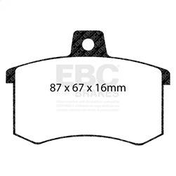 EBC Brakes - EBC Brakes UD228 Ultimax OEM Replacement Brake Pads - Image 1