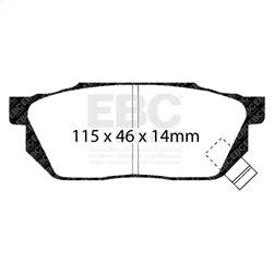 EBC Brakes - EBC Brakes UD256 Ultimax OEM Replacement Brake Pads - Image 1