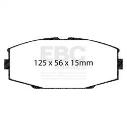 EBC Brakes - EBC Brakes UD336 Ultimax OEM Replacement Brake Pads - Image 1