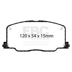 EBC Brakes - EBC Brakes UD356 Ultimax OEM Replacement Brake Pads - Image 1