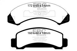 EBC Brakes - EBC Brakes UD387 Ultimax OEM Replacement Brake Pads - Image 1