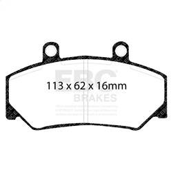 EBC Brakes - EBC Brakes UD492 Ultimax OEM Replacement Brake Pads - Image 1