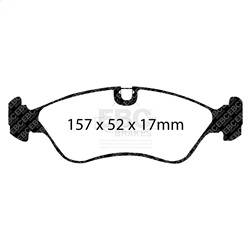 EBC Brakes - EBC Brakes UD796 Ultimax OEM Replacement Brake Pads - Image 1