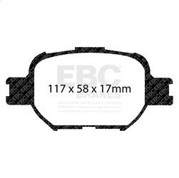 EBC Brakes - EBC Brakes UD817 Ultimax OEM Replacement Brake Pads - Image 1