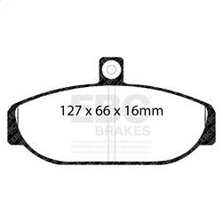 EBC Brakes - EBC Brakes UD255 Ultimax OEM Replacement Brake Pads - Image 1