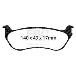 EBC Brakes - EBC Brakes UD690 Ultimax OEM Replacement Brake Pads - Image 1