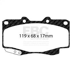EBC Brakes - EBC Brakes UD799 Ultimax OEM Replacement Brake Pads - Image 1