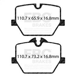 EBC Brakes - EBC Brakes UD2220 Ultimax OEM Replacement Brake Pads - Image 1