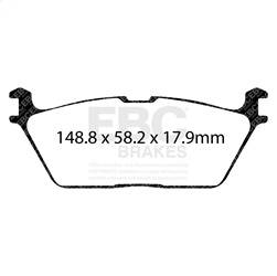 EBC Brakes - EBC Brakes DP43095R Yellowstuff Street And Track Brake Pads - Image 1