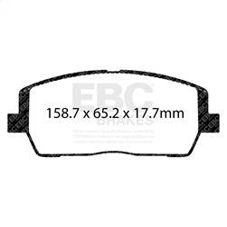 EBC Brakes - EBC Brakes DP42444R Yellowstuff Street And Track Brake Pads - Image 1