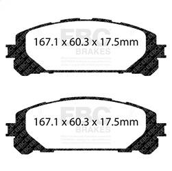 EBC Brakes - EBC Brakes DP43131R Yellowstuff Street And Track Brake Pads - Image 1