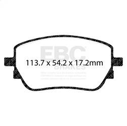 EBC Brakes - EBC Brakes UD2271 Ultimax OEM Replacement Brake Pads - Image 1