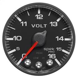 AutoMeter - AutoMeter P344328 Spek-Pro Electric Voltmeter Gauge - Image 1