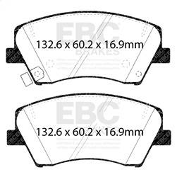 EBC Brakes - EBC Brakes S2KF1582 S2 Kits Greenstuff 2000 and USR Rotors - Image 1