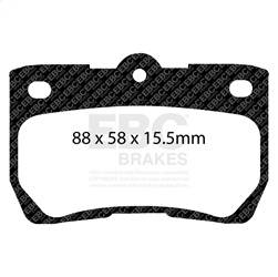 EBC Brakes - EBC Brakes DP21586 Greenstuff 2000 Series Sport Brake Pads - Image 1