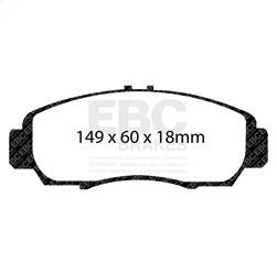 EBC Brakes - EBC Brakes DP21610 Greenstuff 2000 Series Sport Brake Pads - Image 1