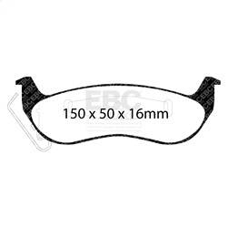 EBC Brakes - EBC Brakes DP21677 Greenstuff 2000 Series Sport Brake Pads - Image 1