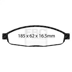 EBC Brakes - EBC Brakes DP21688 Greenstuff 2000 Series Sport Brake Pads - Image 1