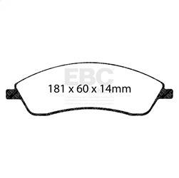 EBC Brakes - EBC Brakes DP21692 Greenstuff 2000 Series Sport Brake Pads - Image 1