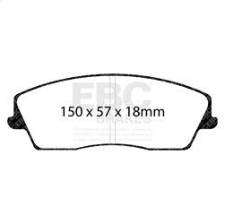 EBC Brakes - EBC Brakes DP21723 Greenstuff 2000 Series Sport Brake Pads - Image 1
