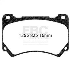 EBC Brakes - EBC Brakes DP21849 Greenstuff 2000 Series Sport Brake Pads - Image 1