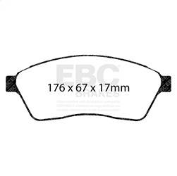 EBC Brakes - EBC Brakes DP21859 Greenstuff 2000 Series Sport Brake Pads - Image 1