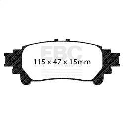 EBC Brakes - EBC Brakes DP21850 Greenstuff 2000 Series Sport Brake Pads - Image 1