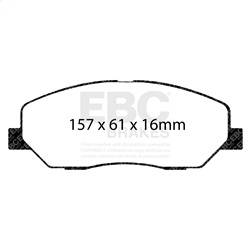 EBC Brakes - EBC Brakes DP21821 Greenstuff 2000 Series Sport Brake Pads - Image 1