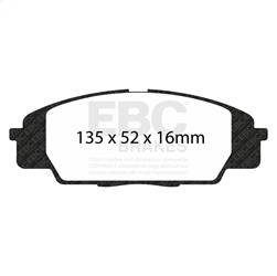 EBC Brakes - EBC Brakes DP21254 Greenstuff 2000 Series Sport Brake Pads - Image 1