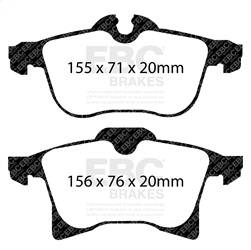 EBC Brakes - EBC Brakes DP21520 Greenstuff 2000 Series Sport Brake Pads - Image 1