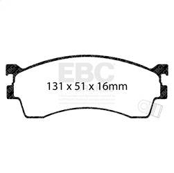 EBC Brakes - EBC Brakes DP41409R Yellowstuff Street And Track Brake Pads - Image 1