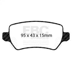 EBC Brakes - EBC Brakes DP41447R Yellowstuff Street And Track Brake Pads - Image 1
