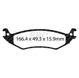 EBC Brakes - EBC Brakes DP43003R Yellowstuff Street And Track Brake Pads - Image 1