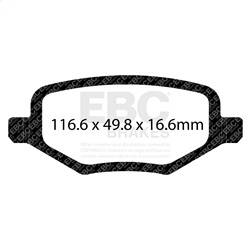 EBC Brakes - EBC Brakes DP43020R Yellowstuff Street And Track Brake Pads - Image 1