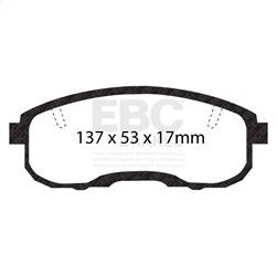 EBC Brakes - EBC Brakes DP41752R Yellowstuff Street And Track Brake Pads - Image 1