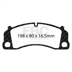 EBC Brakes - EBC Brakes DP32206C Redstuff Ceramic Low Dust Brake Pads - Image 1