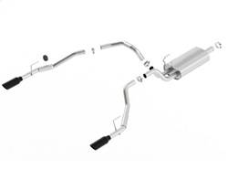 Borla - Borla 140552BC Touring Cat-Back Exhaust System - Image 1